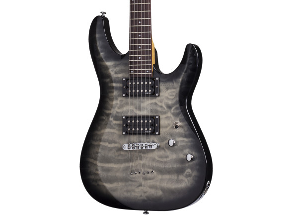 Schecter C-6 Plus Charcoal Burst Schecter C-6 Plus Charcoal Burst